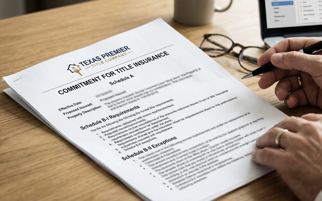 Demystifying Real Estate Jargon: What is a Title Commitment?